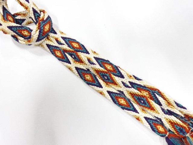 正絹　手組帯締め